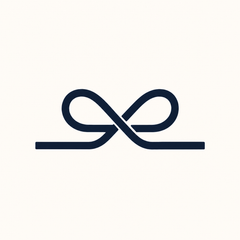HANDLED cinch-tie bow mark